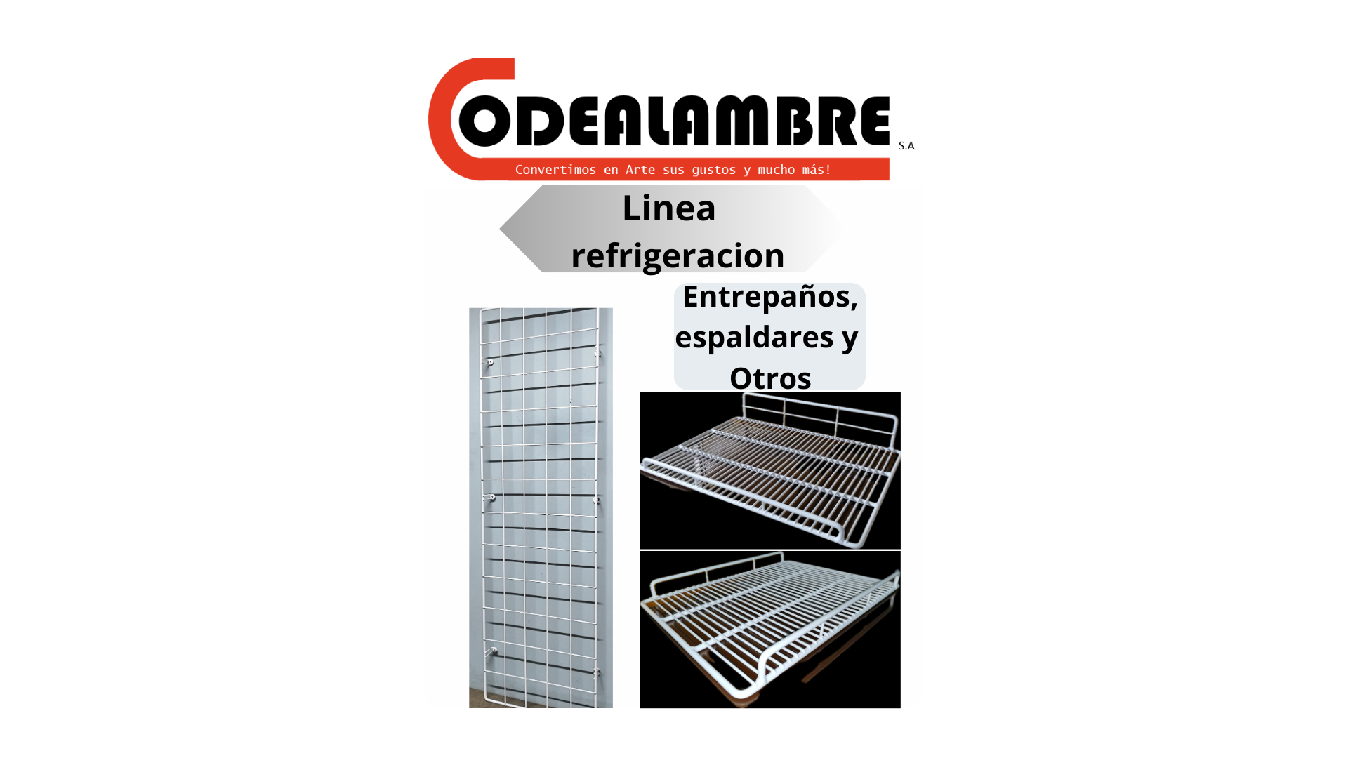 Entrepaños y espaldares